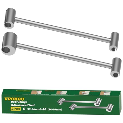 VVOKGO Door Hinge Adjustment Tool, Hinges Gap Adjusting Wrench, Knuckle Bender for Flag Hinges of Residential, Fire, Security, Clean-room Doors