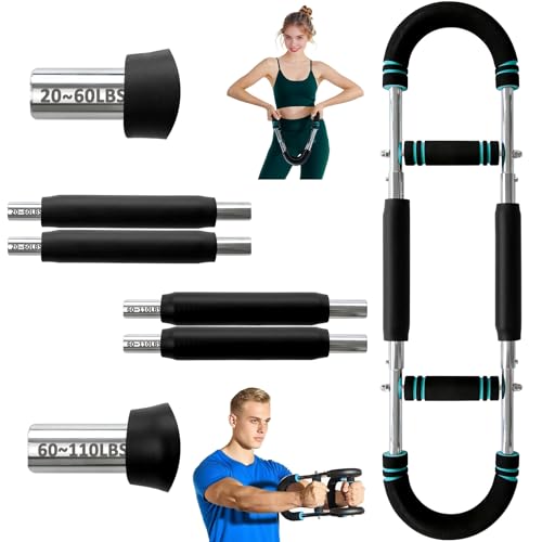 VVOKGO Twister Arm Trainer for Men & Women with 4 Spring, 20-110lb Adjustable Chest