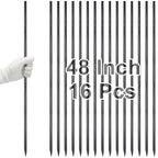 VVOKGO Rebar Stakes 48 Inch Concrete Form Stakes Heavy Duty Straight Ground