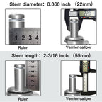 VVOKGO Caster Wheels 5" Locking Stem Casters 