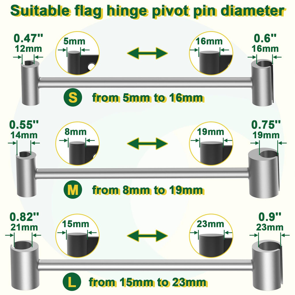 VVOKGO Door Hinge Adjustment Tool, Hinges Gap Adjusting Wrench, Knuckle Bender for Flag Hinges of Residential, Fire, Security, Clean-room Doors