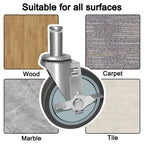 VVOKGO Caster Wheels 5" Locking Stem Casters 