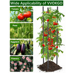 VVOKGO 36" Rebar Stakes - 3/8 Inch Diameter Ground Spikes