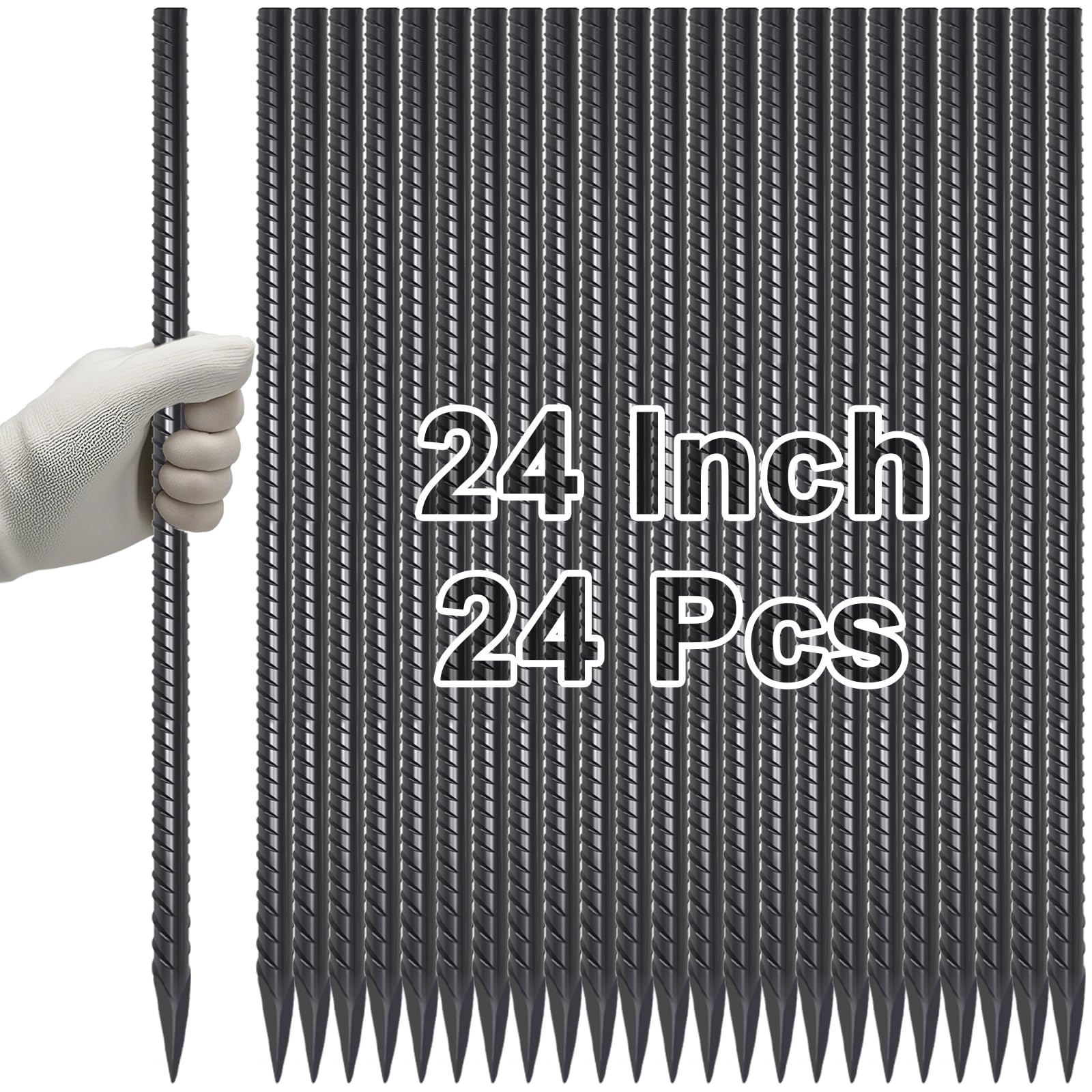 VVOKGO 24" Rebar Stakes