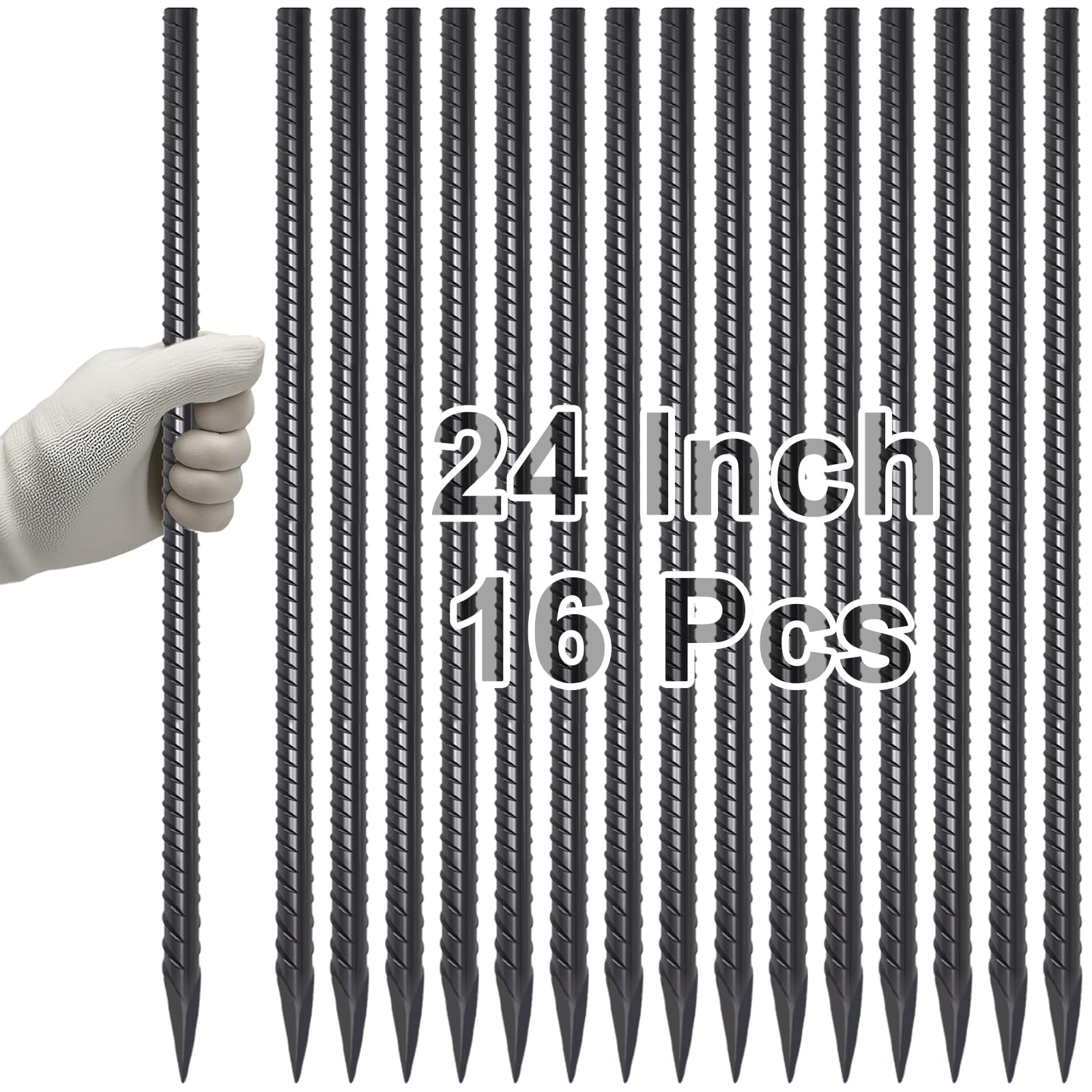 VVOKGO 24" Rebar Stakes