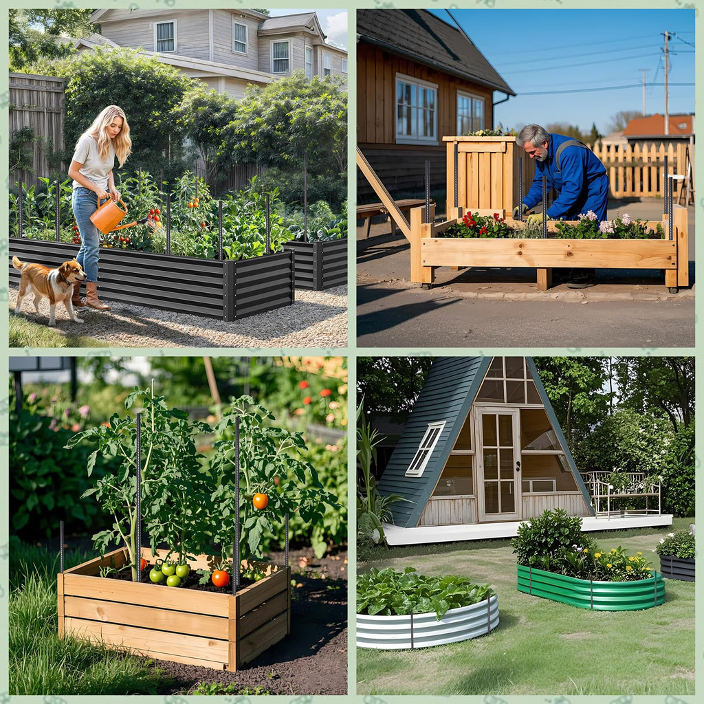 VVOKGO Rebar Stakes 15 Inches Ground Concrete Form Stakes