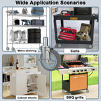 VVOKGO Caster Wheels 5" Locking Stem Casters 