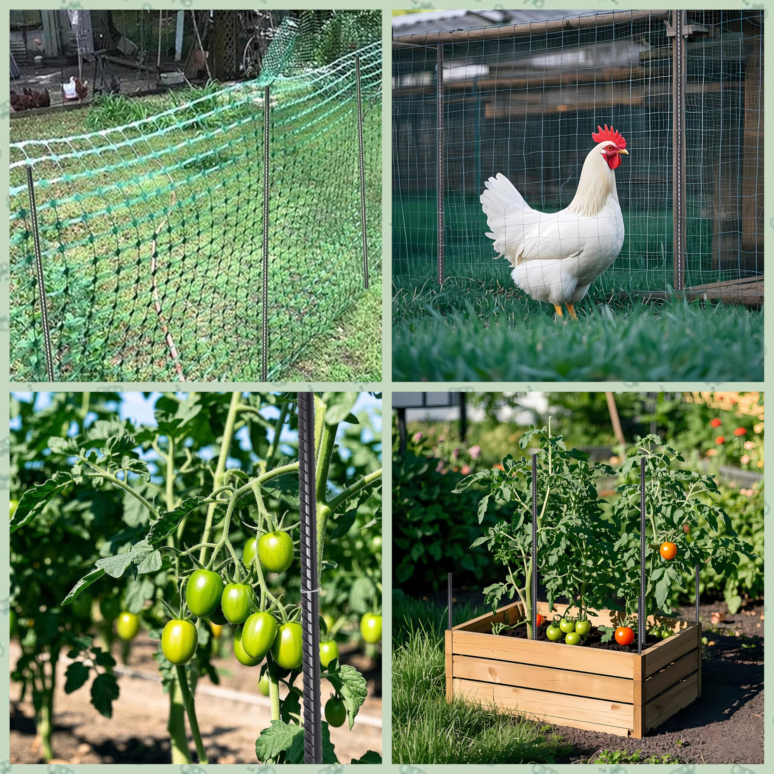 VVOKGO 24" Rebar Stakes